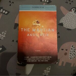 The Martian by Andy Weir - Orange Cover Novel